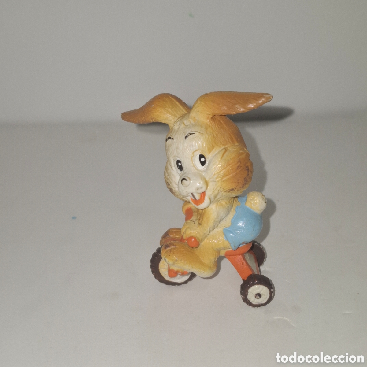 Figuras de goma y PVC: FIGURA DE PVC MADE IN PORTUGAL A&Ntilde;OS 70 CONEJO EASTER BUDDIES WALLACE BERRIE