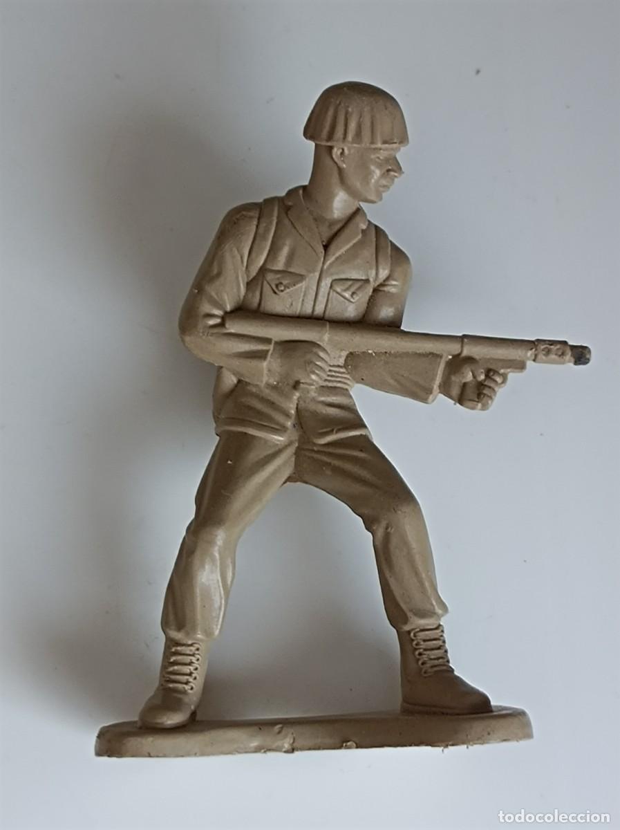 Figuras de goma y PVC: SOLDADOS MARX TOYS GRAN TAMA&Ntilde;O