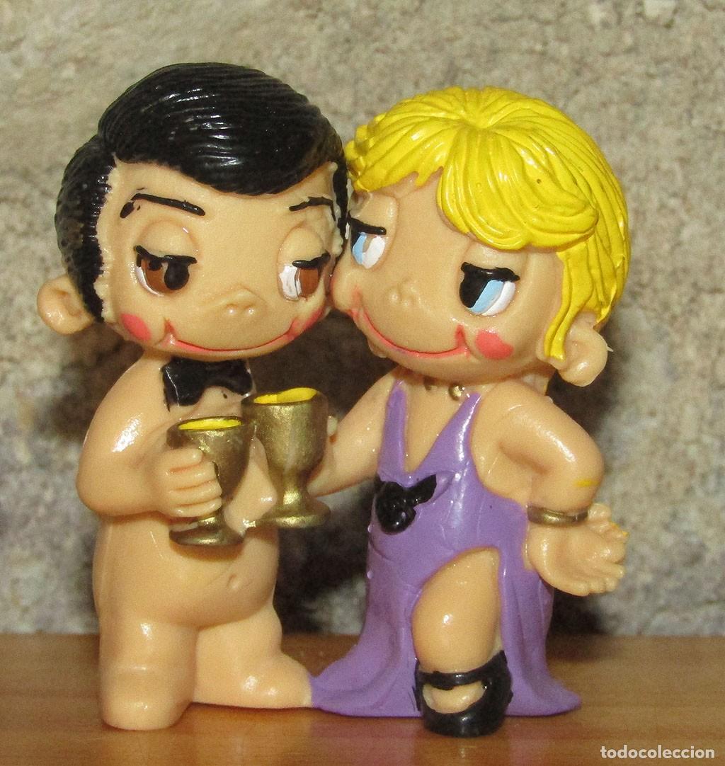 Figuras de goma y PVC: LOVE IS ... - ANTIGUA FIGURA DE PVC - COMICS SPAIN Y MINIKIM - A&Ntilde;O 1988 - NUEVA, SIN USO