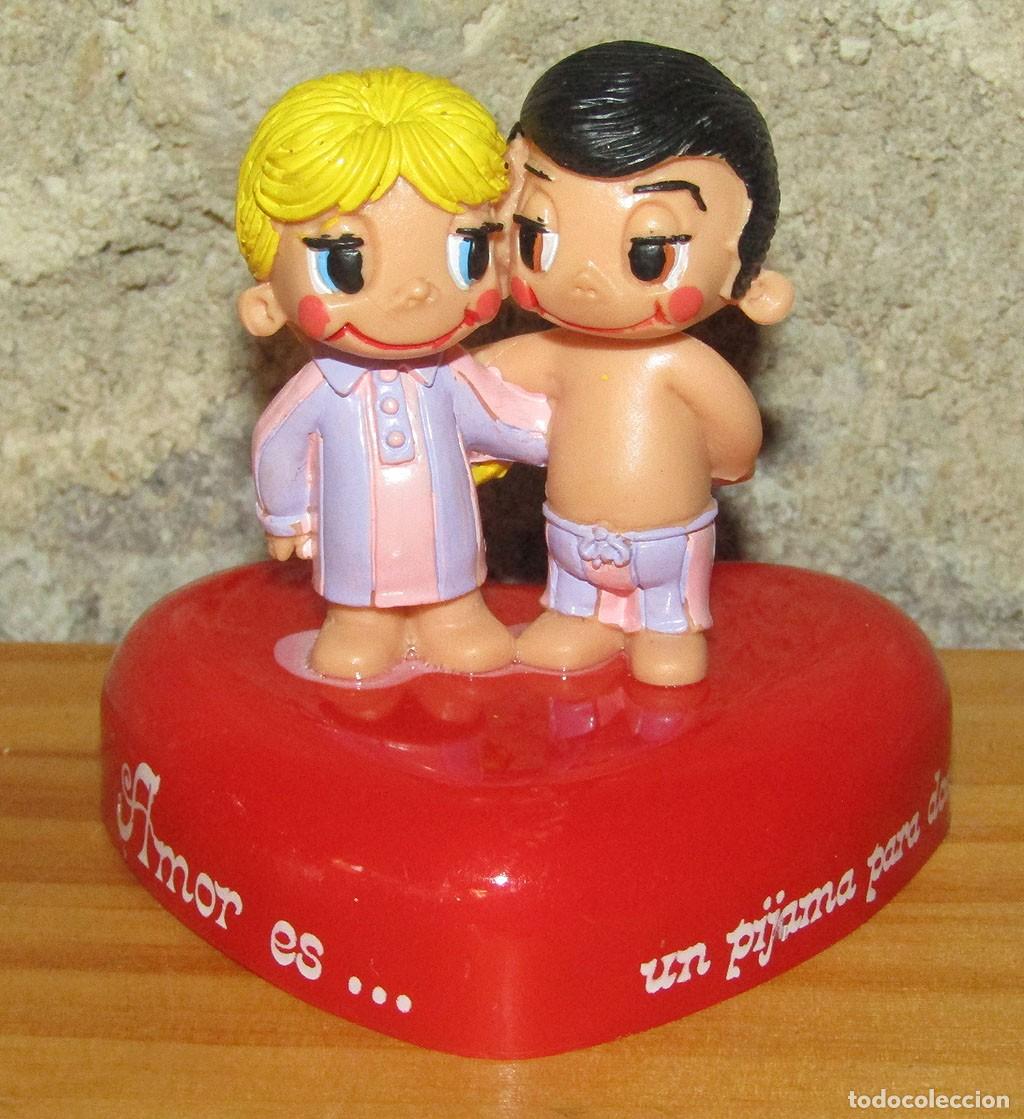Figuras de goma y PVC: LOVE IS ... - ANTIGUA FIGURA DE PVC - COMICS SPAIN Y MINIKIM - A&Ntilde;O 1988 - NUEVA, SIN USO