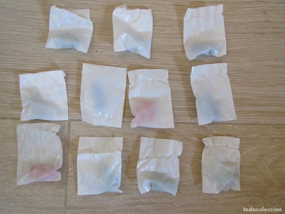 Figuras de Borracha e PVC: Dunkin Bruguera 11 figuras A&ntilde;os 70 sobres sin abrir Mortadelo y Filemon Anacleto Nocilla Pastelito