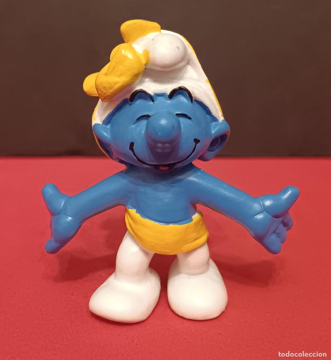 Figuras de goma y PVC: FIGURA DE GOMA PVC SERIE LOS PITUFOS SMURFS PITUFO REGALO SCHLEICH