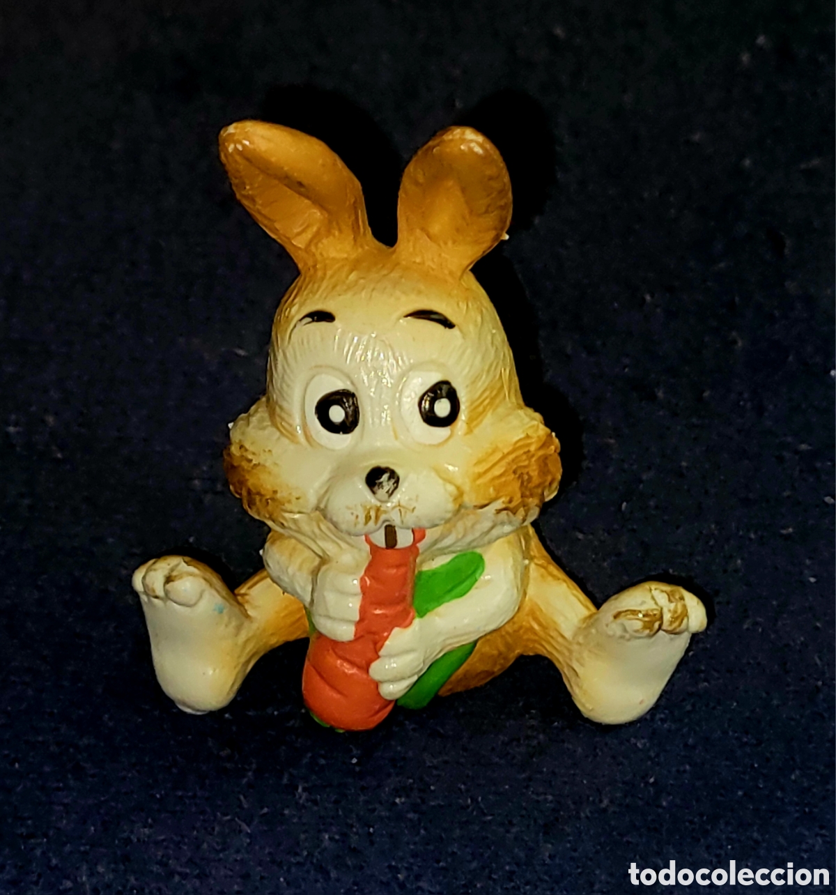 Figuras de goma y PVC: Bonita figura pvc goma serie conejos Pascua H&auml;schen und Entchen marca Maia Borges Portugal