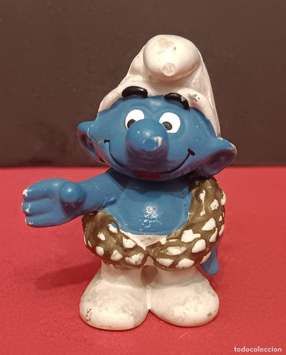 Figuras de goma y PVC: FIGURA DE GOMA PVC SERIE LOS PITUFOS SMURFS PITUFO