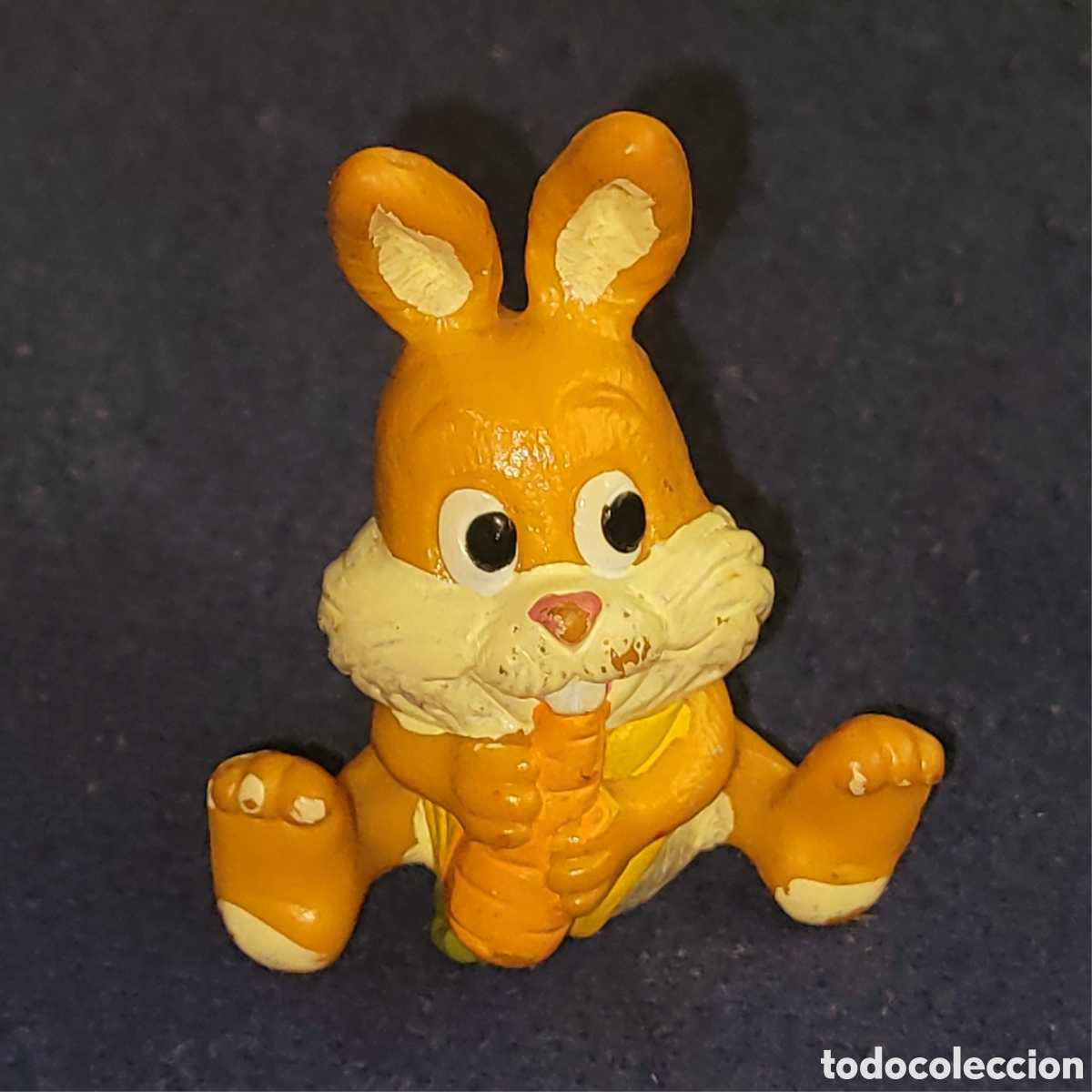 Figuras de goma y PVC: Bonita figura pvc goma de la serie conejos de Pascua H&auml;schen und Entchen marca Maia Borges Portugal