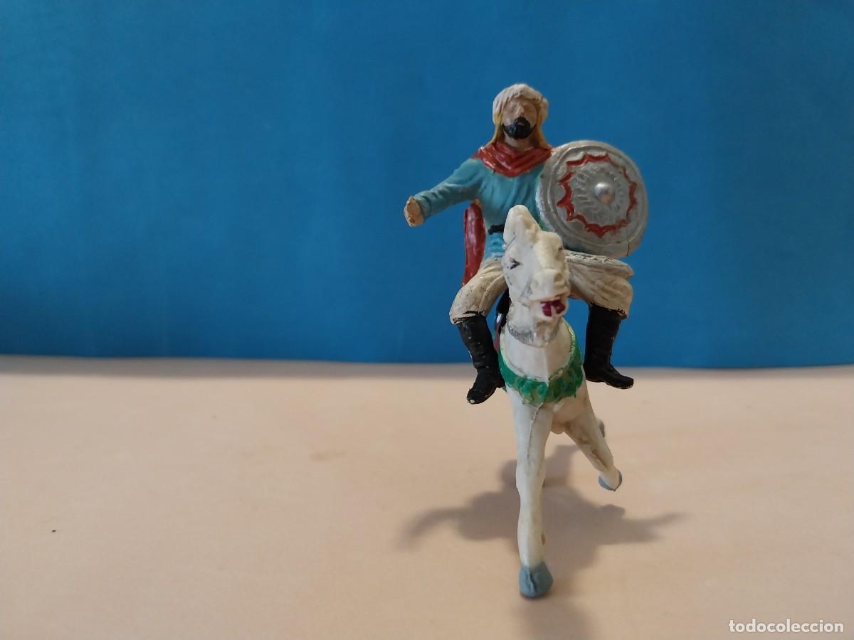 Figuras de goma y PVC: RARA FIGURA GUERRERO ARABE DE PECH
