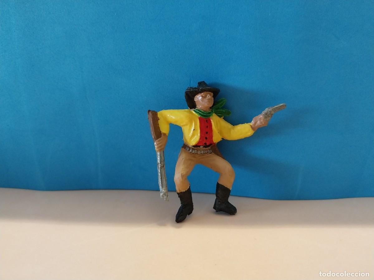 Figuras de goma y PVC: VAQUERO COMANSI PARA CABALLO, 1&ordf; SERIE