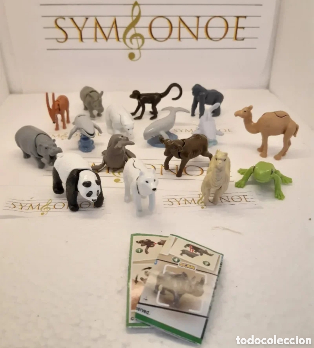 Figuras de goma Kinder: Colecci&oacute;n completa Natoons Kinder Sorpresa oso rana ballena