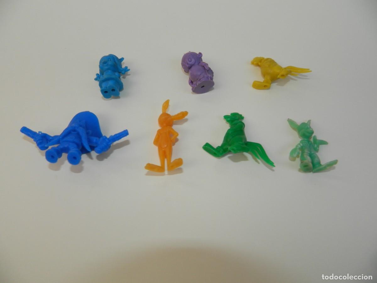 Figuras de goma y PVC: 7 FIGURAS DUNKIN SERIE WARNER BROS - Foto 2