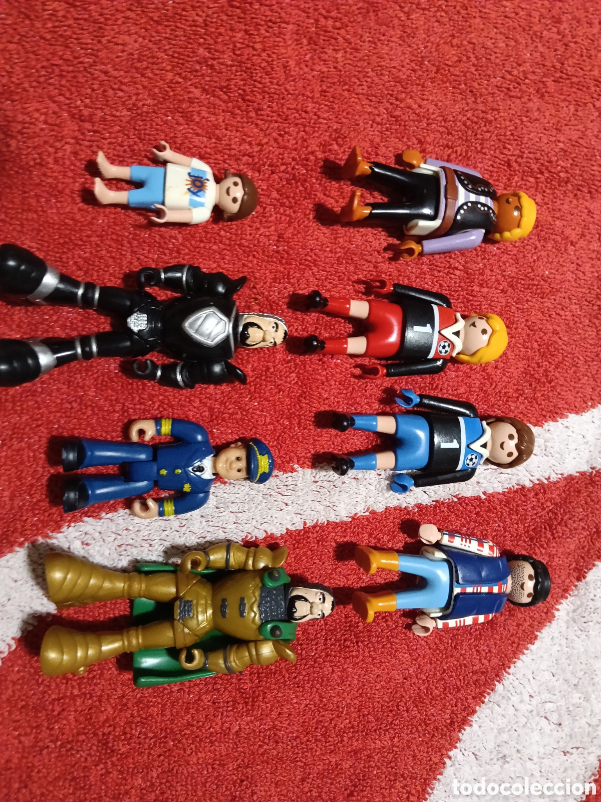 Figuras de goma y PVC: Lote mu&ntilde;ecos portero
