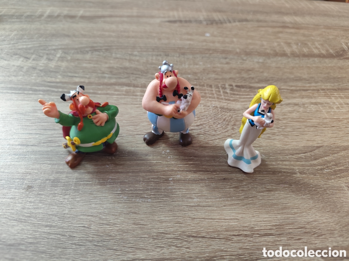Figuras de goma y PVC: Figuras pvc Plastoy Ast&eacute;rix y Ob&eacute;lix