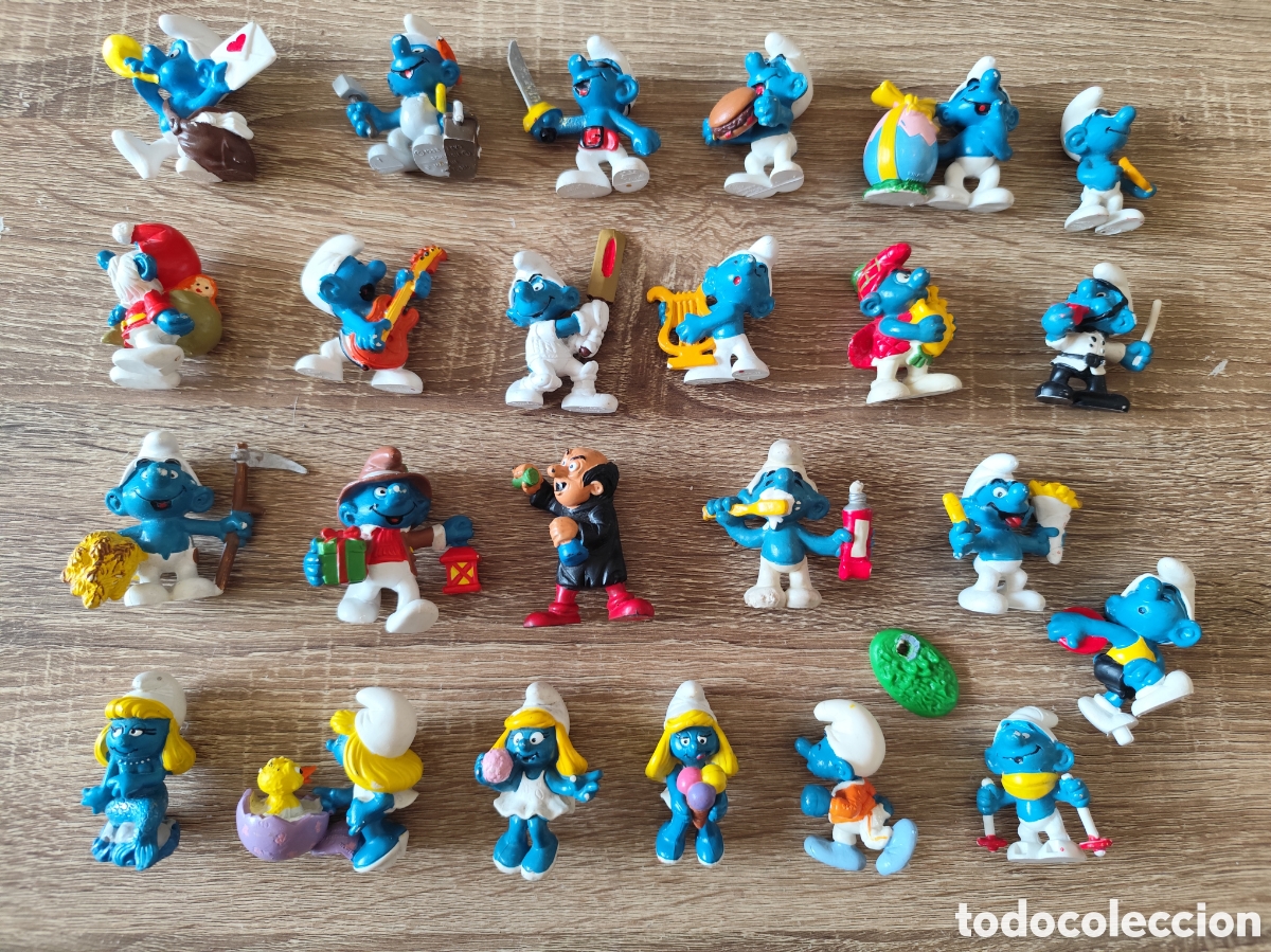 Figuras de goma y PVC: Pitufos figuras Pvc Peyo Schleich precio por cada uno
