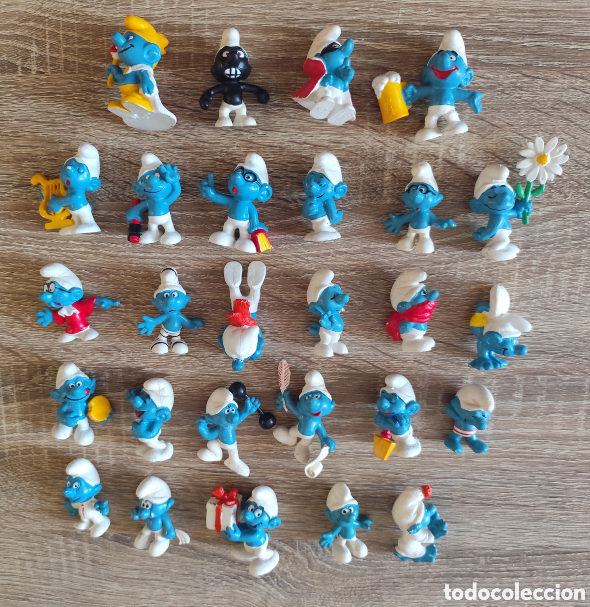 Figuras de goma y PVC: Pitufos figuras Pvc Peyo Schleich algunos son de bully, precio por cada uno