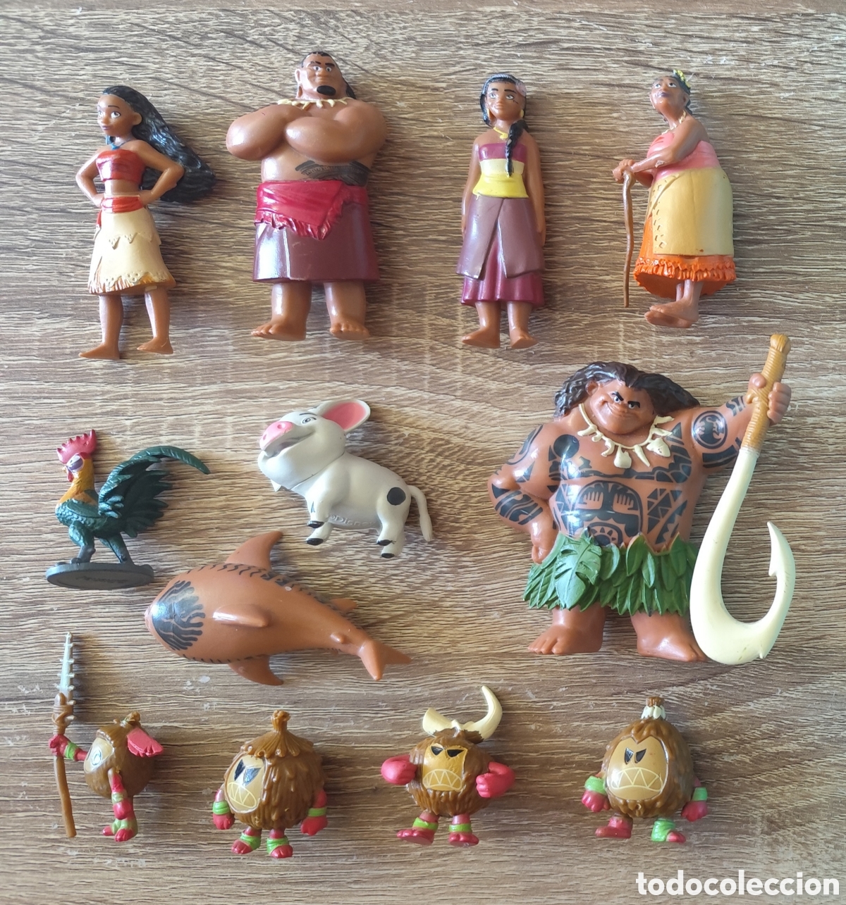 Figuras de goma y PVC: Figuras Disney Vaiana 2 Pvc precio por cada uno
