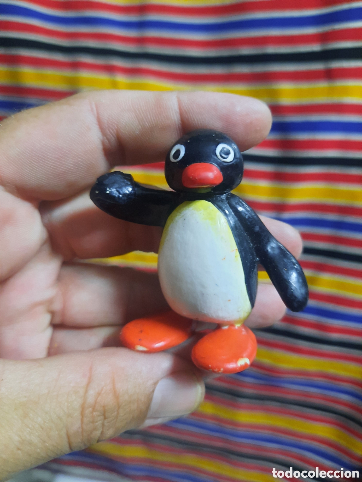 Figuras de goma y PVC: Figura Goma Pvc Personaje Pingu Bullyland