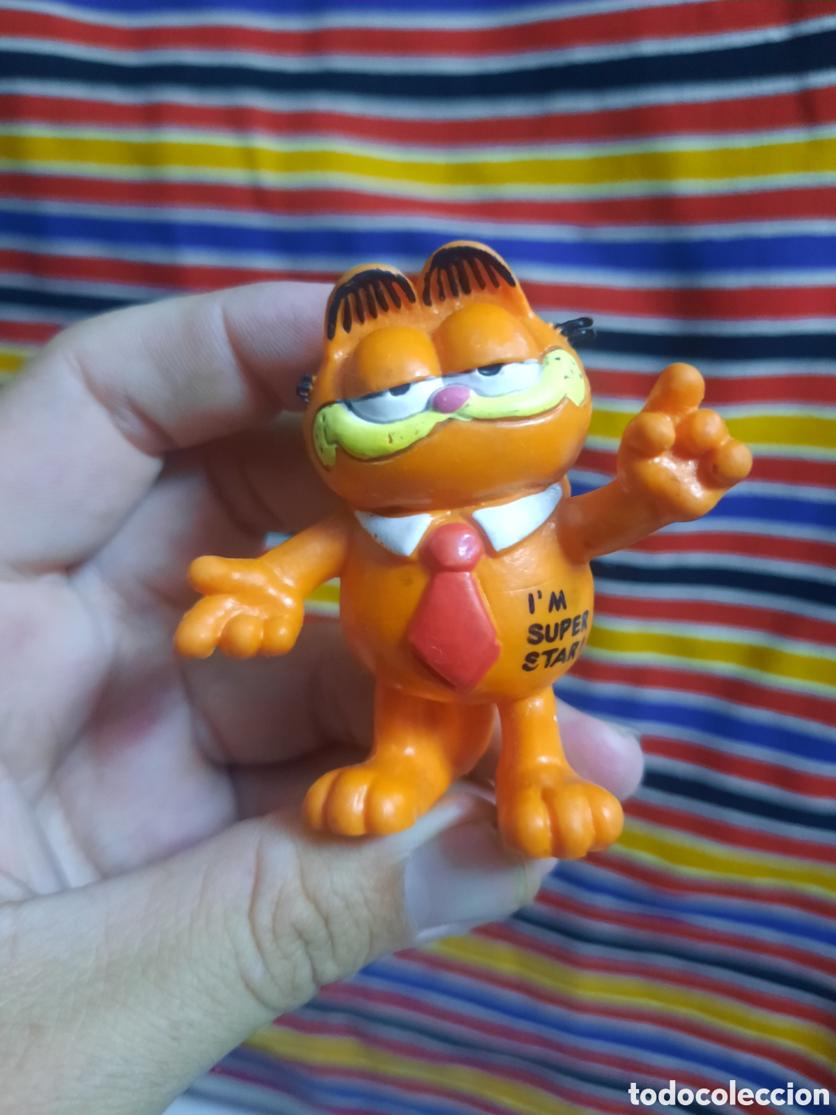 Figuras de goma y PVC: Figura Goma Pvc Personaje Gato Garfield Bully