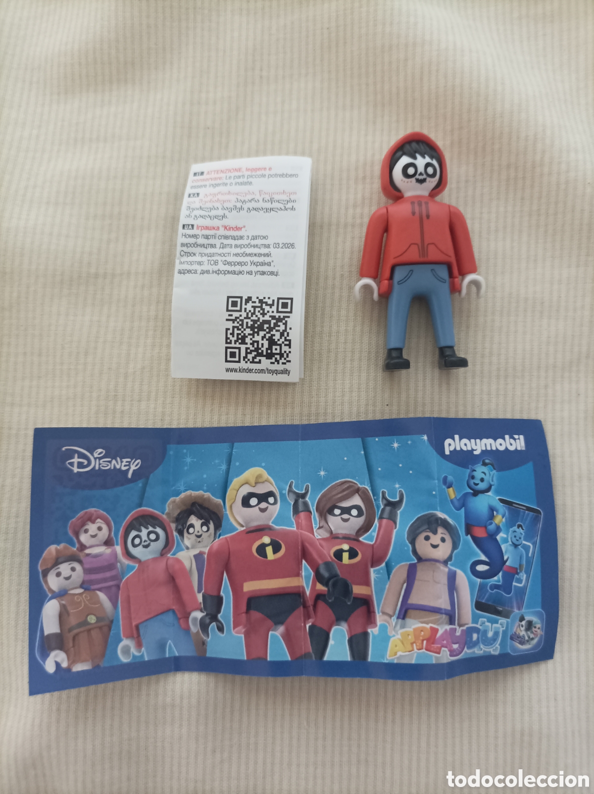 Figuras de goma Kinder: PLAYMOBIL HUEVO KINDER DISNEY - COCO