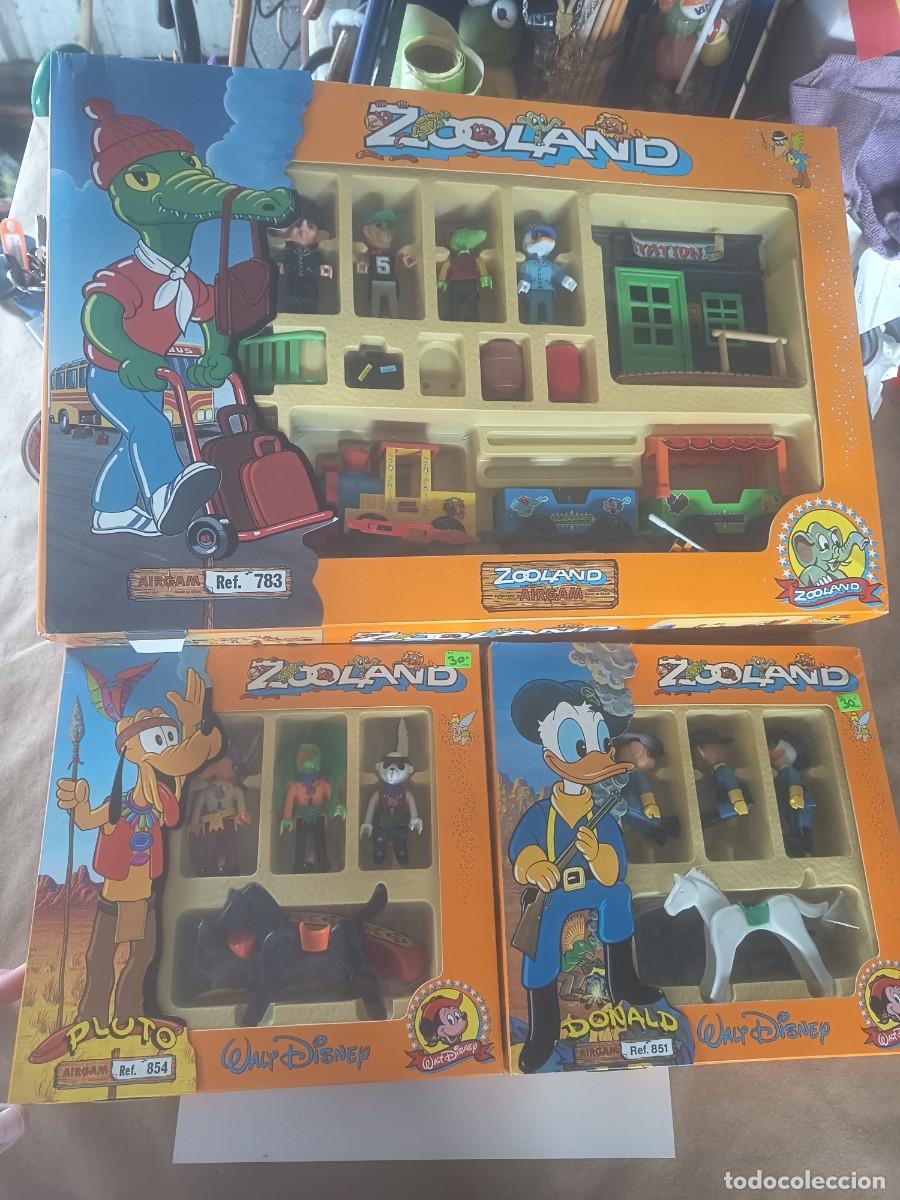 Figuras de goma y PVC: GRAN ZOOLAND+ PATO DONALD Y PLUTO
