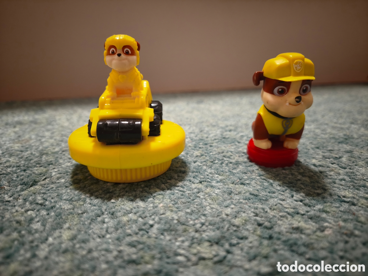 Figuras de goma y PVC: Lote patrulla canina burguer king