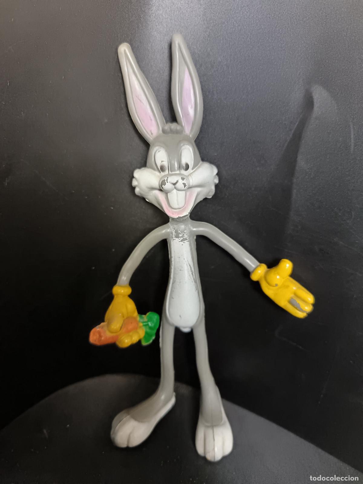 Rubber and PVC Figures: BUGS BUNNY de VICMA Made in Spain. Figura de Goma flexible.