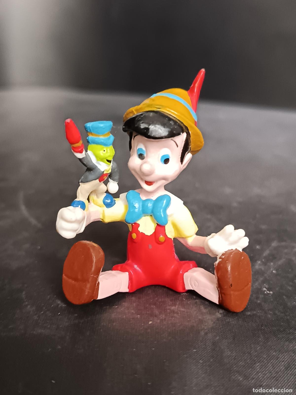 Rubber and PVC Figures: PINOCHO Y PEPITO Grillo de Applause/ Disney. Figura de PVC 5 centimetros