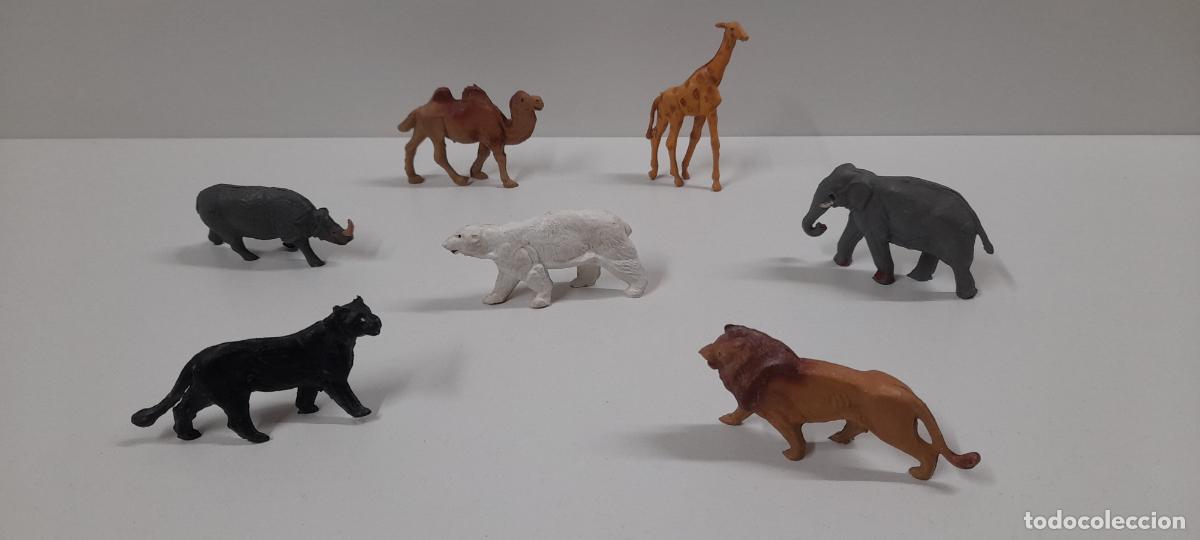 Rubber and PVC Figures: DIFERENTES ANIMALES . REALIZADOS POR DETERGENTES OMO . ORIGINAL A&Ntilde;OS 50 / 60 EN GOMA