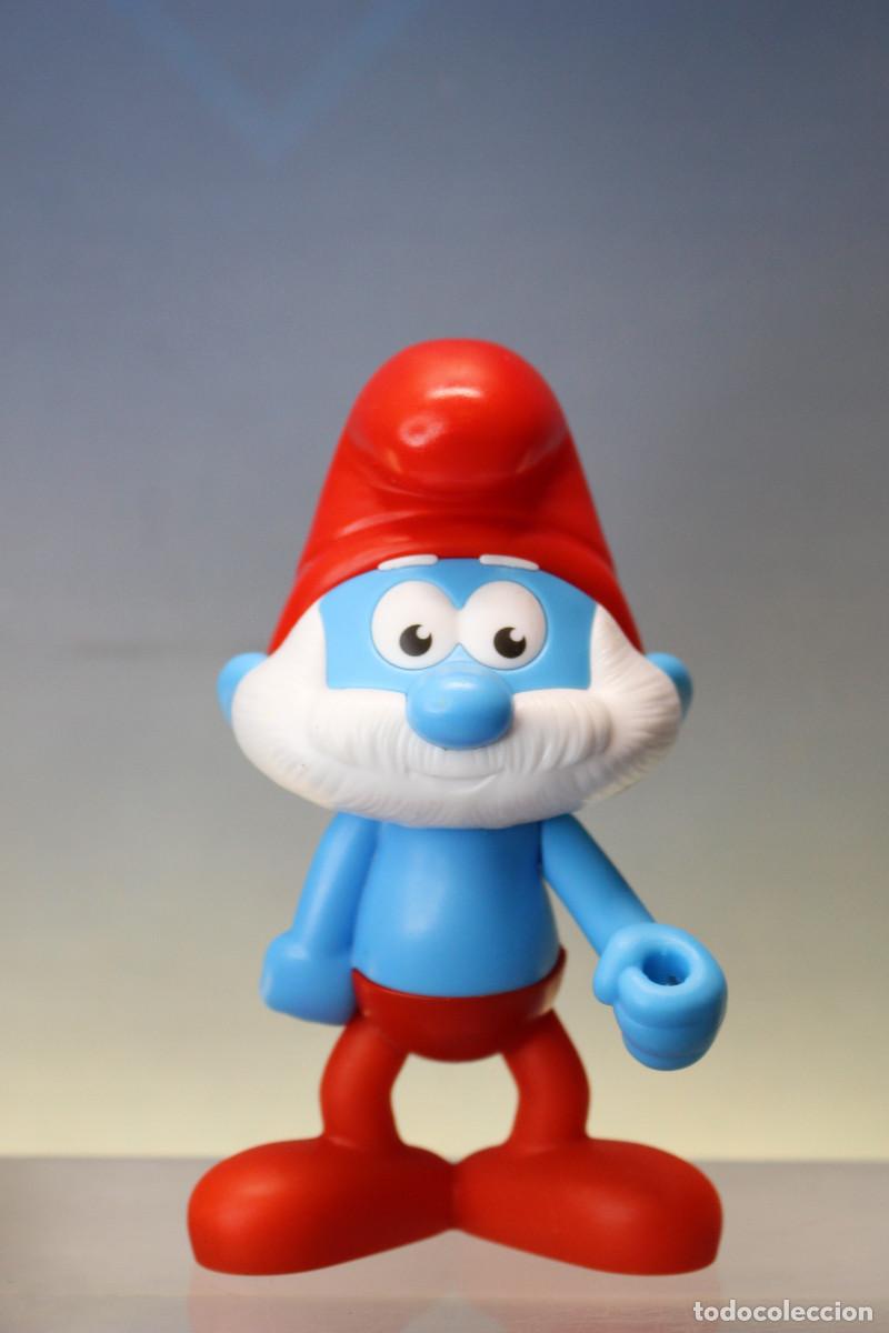 Figuras de goma y PVC: Figura Los Pitufos. Papa Pitufo. Burguer King, Peyo, 2016.