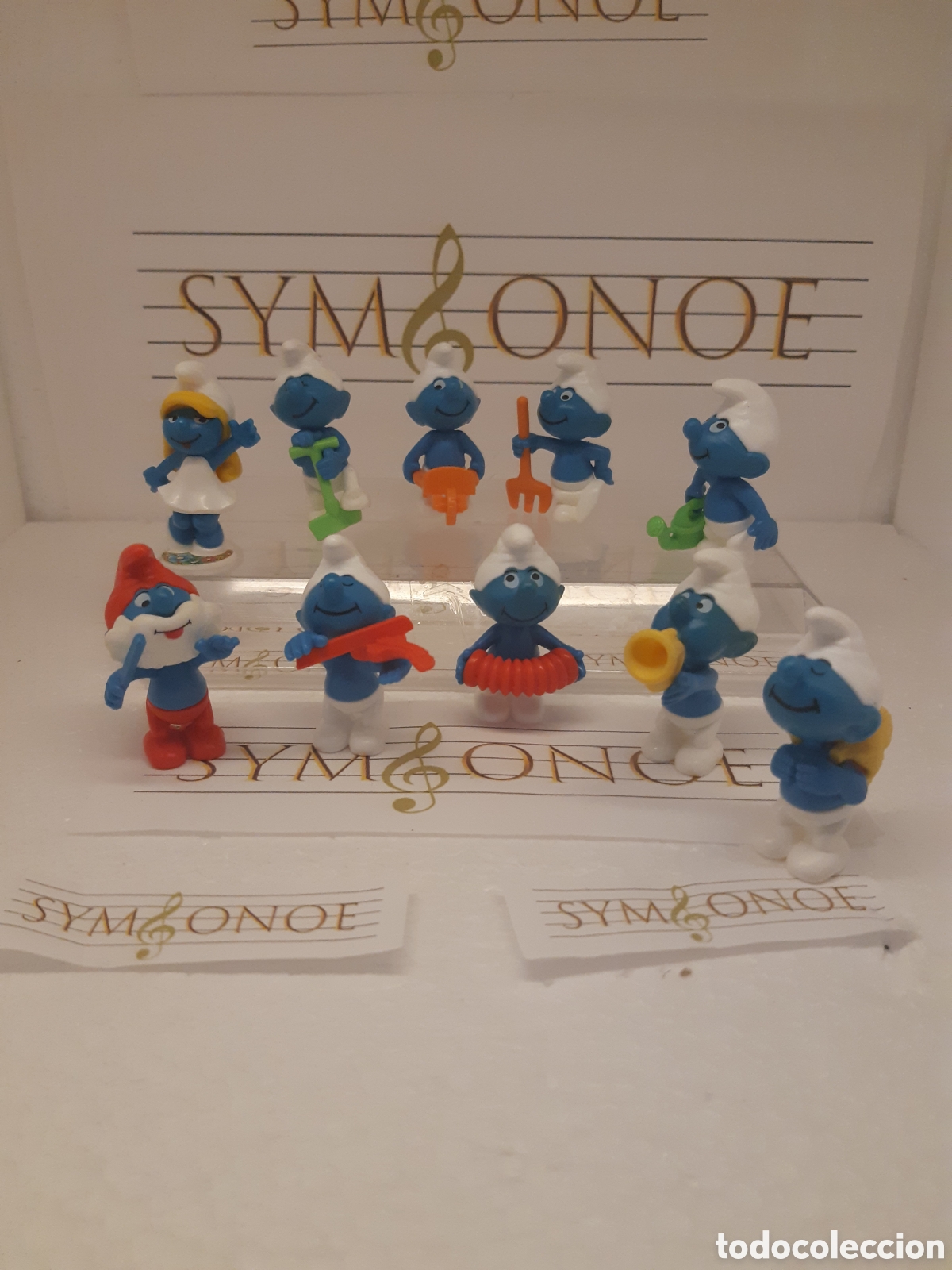 Figure di Gomma e PVC: Colecci&oacute;n completa los pitufos de kinder Sorpresa 1994