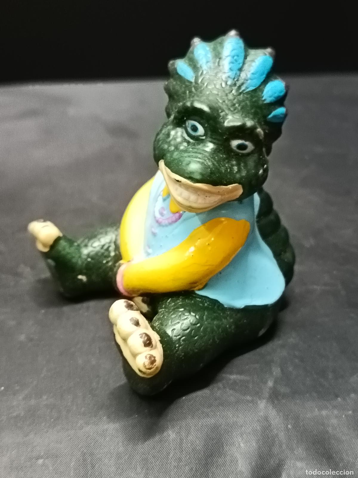 Gummi- und PVC-Figuren: Charlene de la serie de TV: DINOSAURIOS de Jim Henson. Figura Goma Blanda 10 centimetros Bootleg.