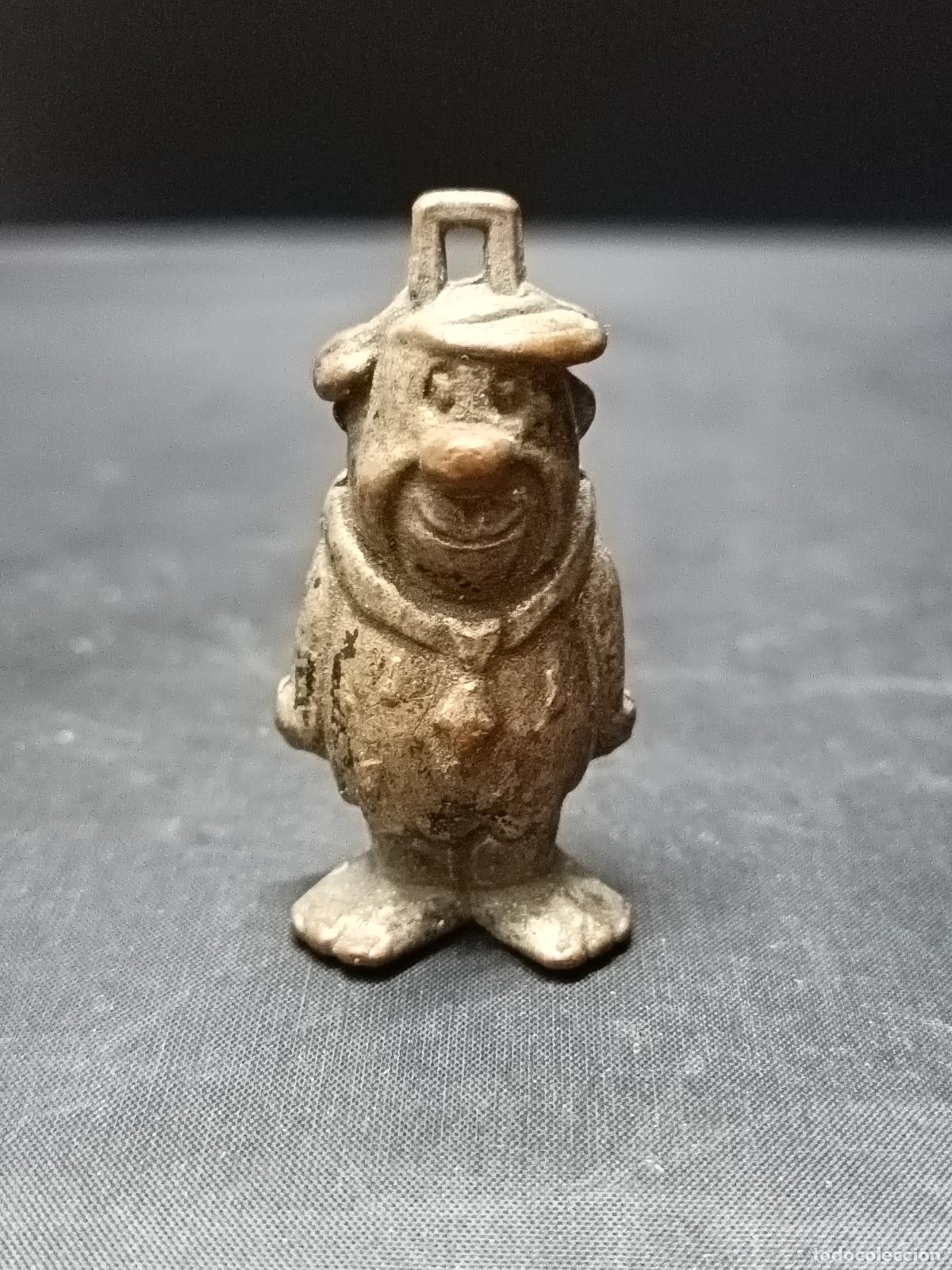 Figuras de goma y PVC: PEDRO PICAPIEDRA de los Picapiedra- Figura PVC sin marca posible colgante, 6 centimetros de alto.