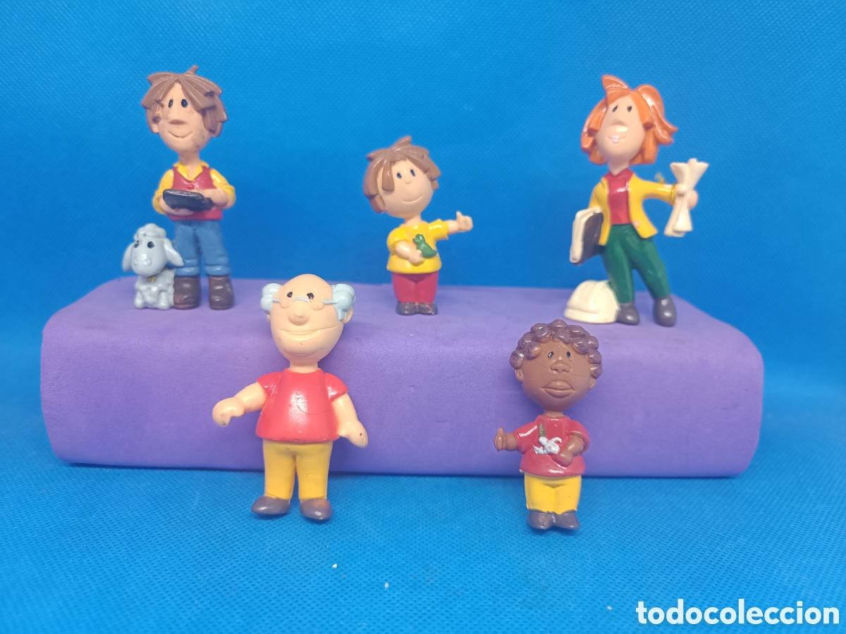 Figuras de goma y PVC: Familia completa PVC Partido Aragon&eacute;s Regionalista PAR promocionales