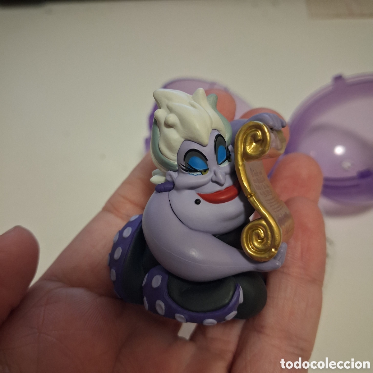 Figuras de Borracha e PVC: GASHAPON Disney La Sirenita Pulpo &Uacute;rsula