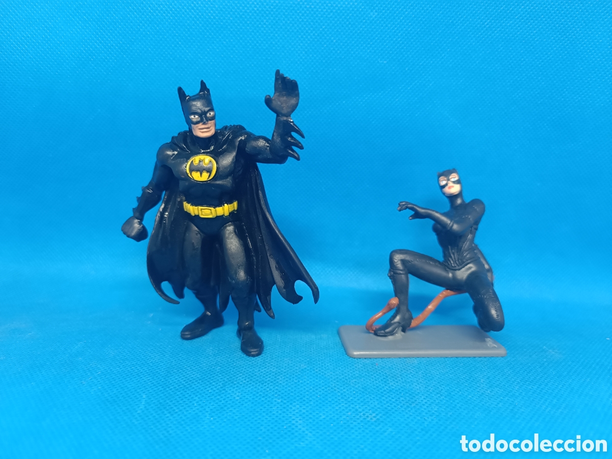 Figurines en Caoutchouc et PVC: Figuras PVC Batman y Catwoman C&oacute;mics Spain