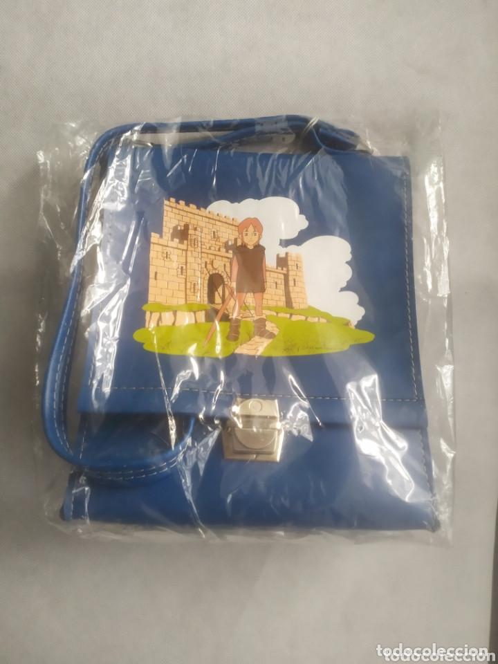 Figuras de goma y PVC: Cartera colegio de Ruy el Peque&ntilde;o Cid Bandolera Safta 1980 BRB