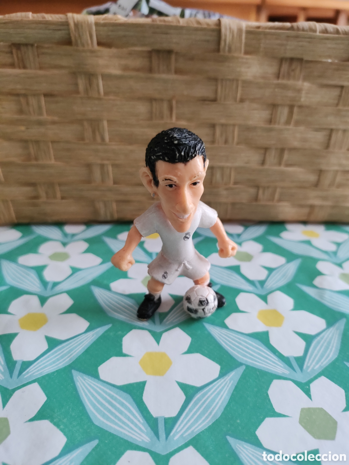 Figuras de goma y PVC: Figura pvc futbol Di Mar&iacute;a Real Madrid