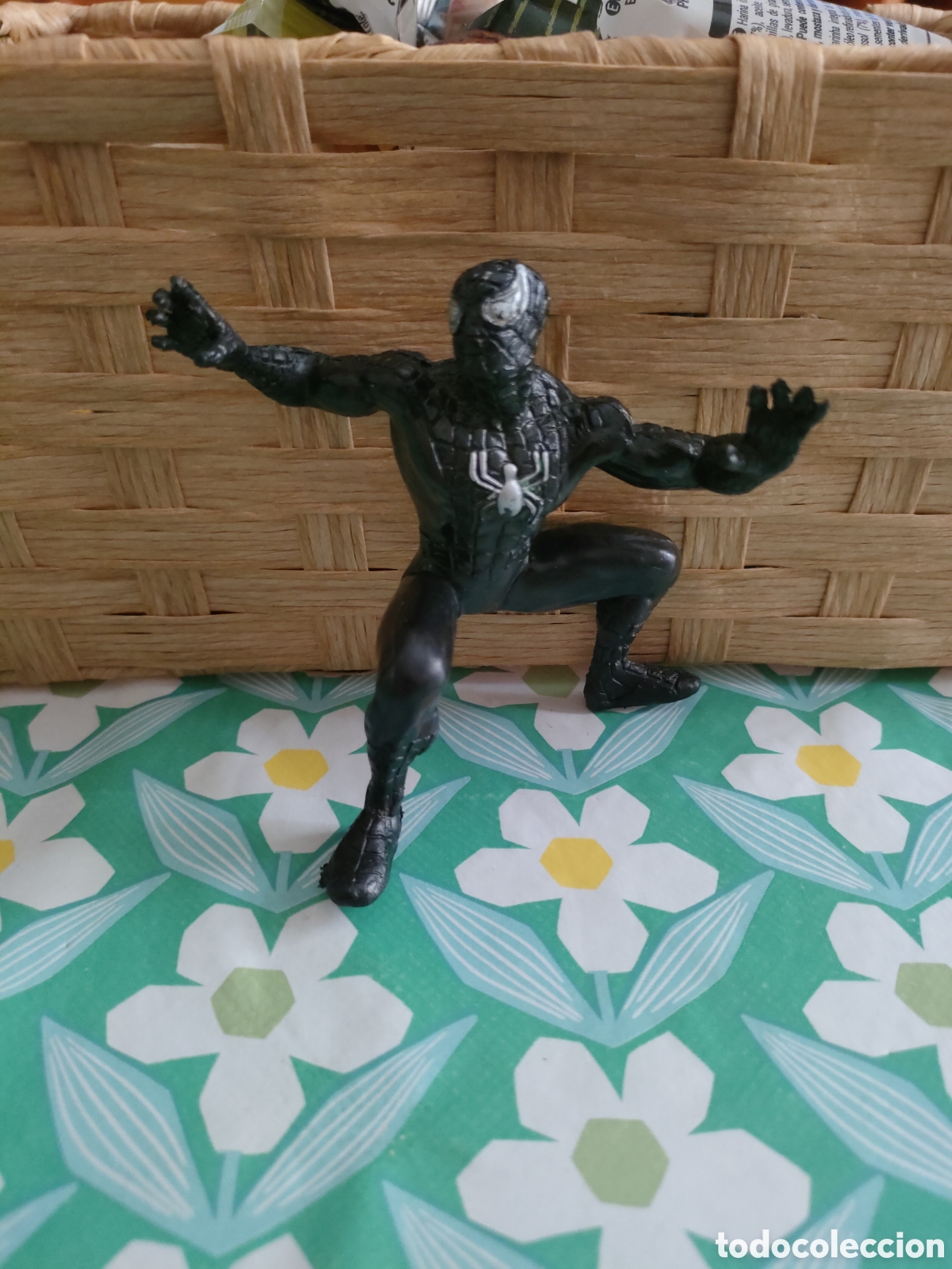 Figuras de goma y PVC: Figura pvc Spiderman negro. De Yolanda.