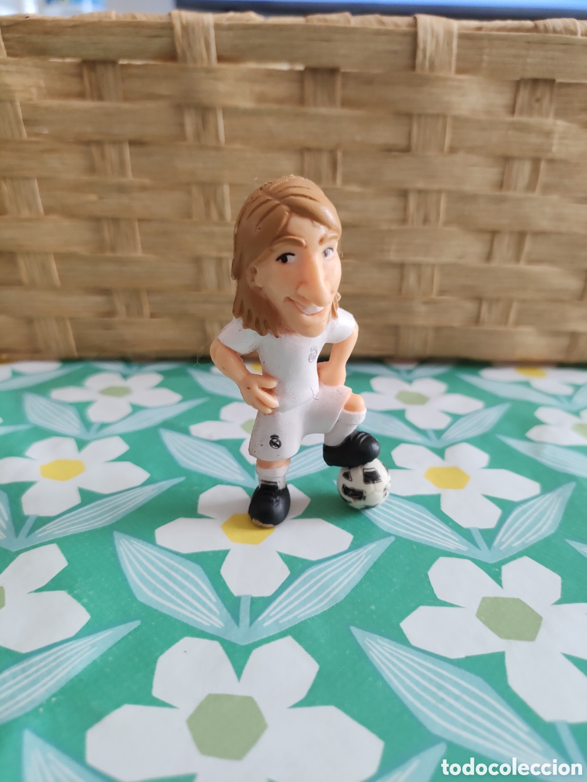 Figuras de goma y PVC: Figura pvc futbol Sergio Ramos Real Madrid