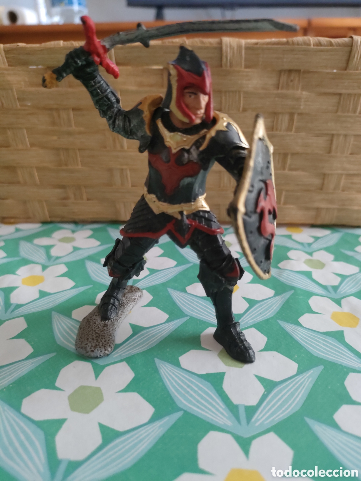 Figuras de goma y PVC: Figura pvc Soldado Guerrero. Schleich