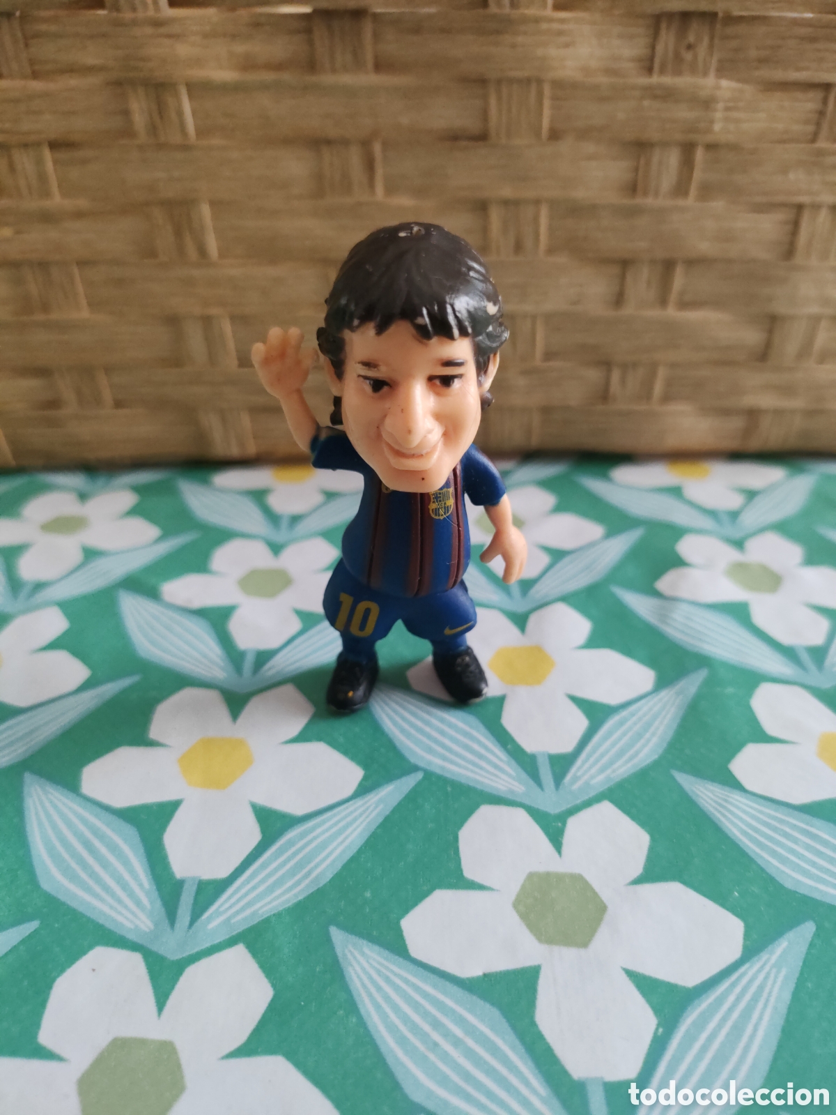 Figuras de goma y PVC: Figura pvc futbol Leo Messi Barcelona
