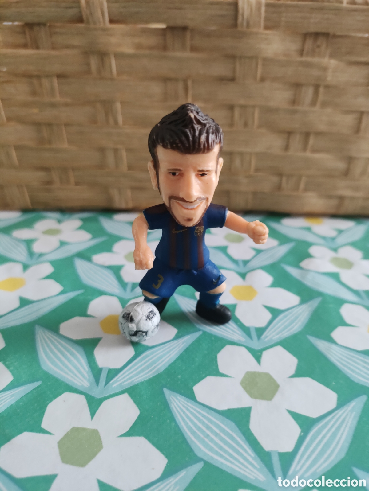 Figuras de goma y PVC: Figura pvc futbol Piqu&eacute; Barcel&oacute; na