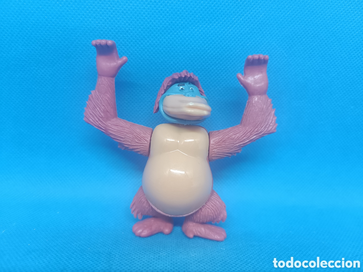 Figuras de goma y PVC: Figura Rey Louie El libro de la selva viviente Nesquick instant&aacute;neo 1966 promocional