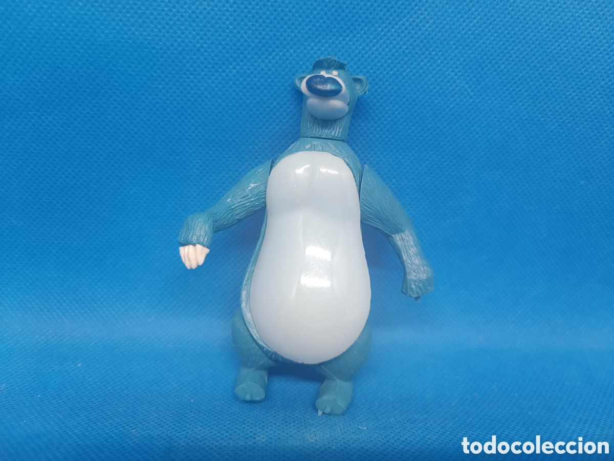 Figuras de goma y PVC: Figura Baloo El libro de la selva viviente Nesquick instant&aacute;neo 1966 promocional