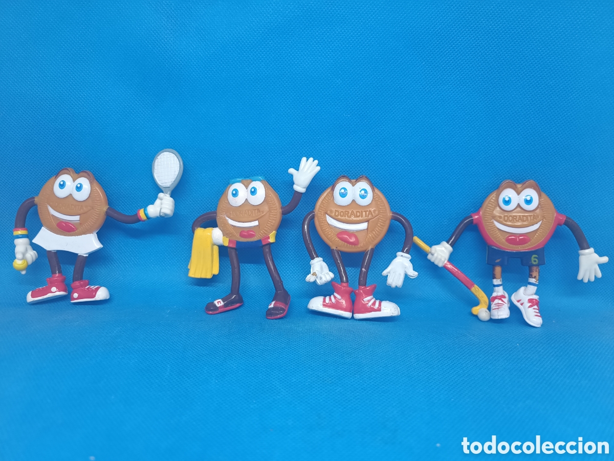 Figuras de goma y PVC: Familia PVC Doraditas promocionales