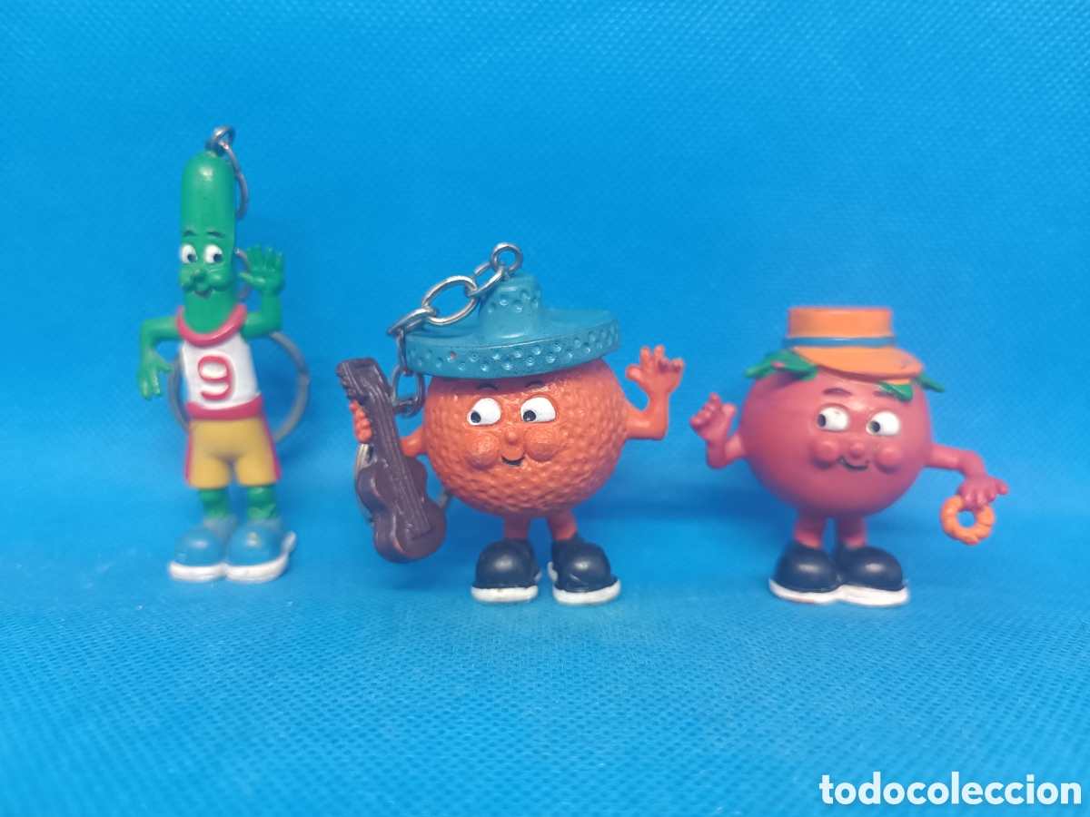 Figuras de goma y PVC: Familia PVC La pandilla vegetal C&oacute;mics Spain 1984