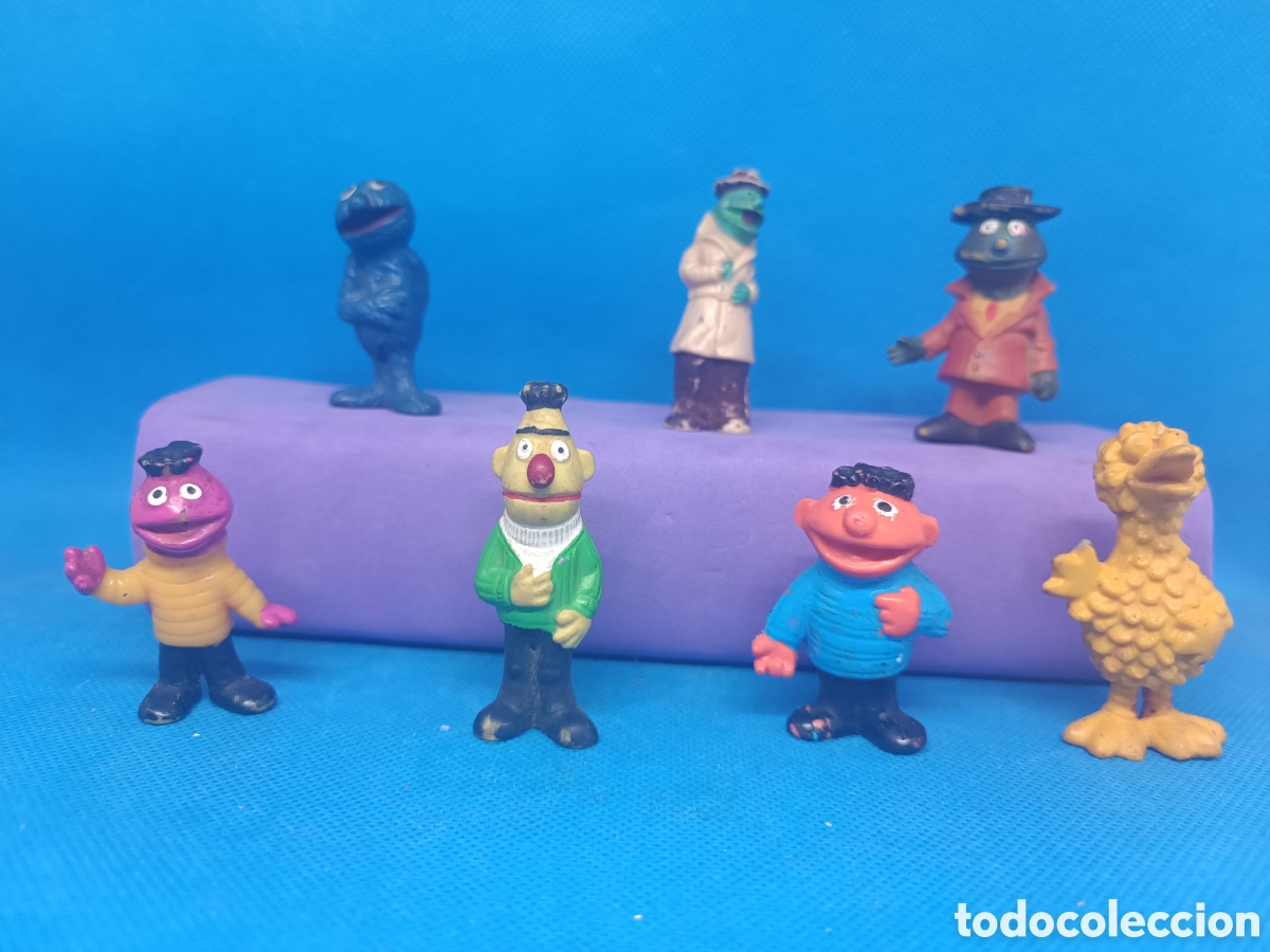 Figuras de goma y PVC: Familia PVC Barrio S&eacute;samo Sesame Street Heimo Epi y Blas