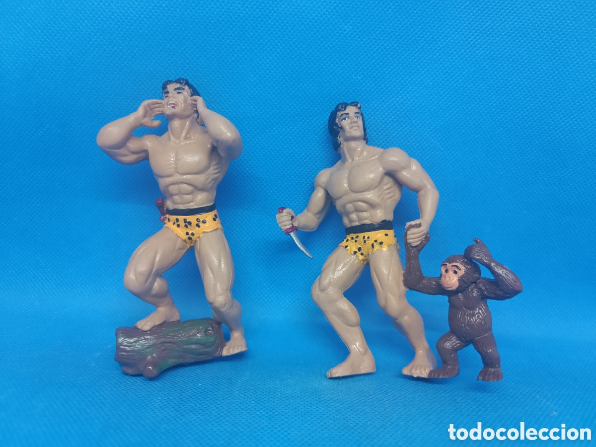 Figuras de goma y PVC: Familia PVC Tarz&aacute;n de los monos Disjorsa