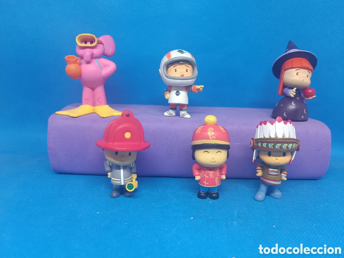 Figuras de goma y PVC: Familia PVC Pocoyo de los sobres sorpresa