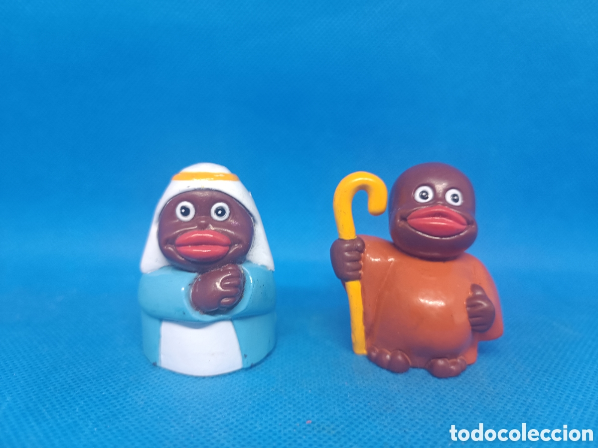 Figuras de goma y PVC: Familia PVC Bel&eacute;n Conguitos Mar&iacute;a y Jose promocionales