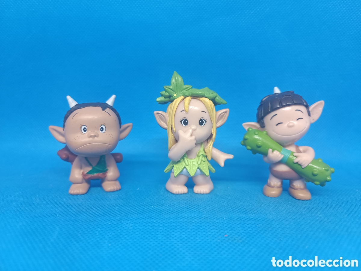 Figuras de goma y PVC: Familia PVC Toread duendes de la naturaleza Edibas