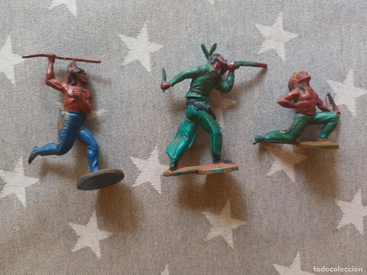 Figuras de goma y PVC: LOTE FIGURAS GOMA PVC GAMA .TIPO REAMSA JECSAN INDIOS OESTE